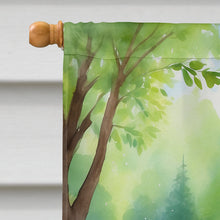 Load image into Gallery viewer, Chow Chow Spring Path House Flag