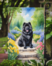 Load image into Gallery viewer, Chow Chow Spring Path Garden Flag  – Dog-Themed Floral Outdoor Decor