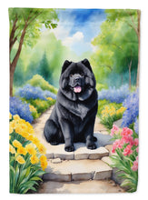 Load image into Gallery viewer, Chow Chow Spring Path Garden Flag  – Dog-Themed Floral Outdoor Decor