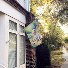 Load image into Gallery viewer, Clumber Spaniel Spring Path House Flag