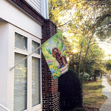 Load image into Gallery viewer, Cocker Spaniel Spring Path House Flag