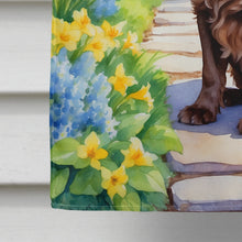 Load image into Gallery viewer, Cocker Spaniel Spring Path House Flag