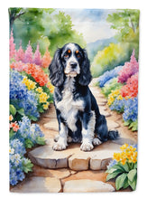 Load image into Gallery viewer, Cocker Spaniel Spring Path House Flag