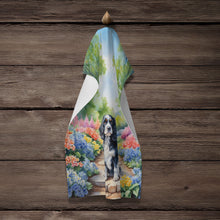 Load image into Gallery viewer, Cocker Spaniel Spring Path Kitchen Towel