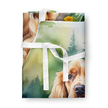 Load image into Gallery viewer, Cocker Spaniel Spring Path Apron – Artist-Designed Kitchen, BBQ &amp; Craft Apron