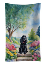 Load image into Gallery viewer, Cocker Spaniel Spring Path Kitchen Towel