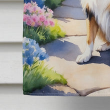Load image into Gallery viewer, Collie Spring Path House Flag