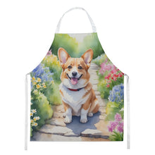 Load image into Gallery viewer, Corgi Spring Path Apron – Artist-Designed Kitchen, BBQ &amp; Craft Apron