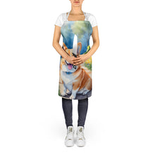 Load image into Gallery viewer, Corgi Spring Path Apron – Artist-Designed Kitchen, BBQ &amp; Craft Apron