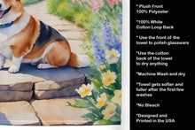 Load image into Gallery viewer, Corgi Spring Path Kitchen Towel