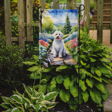 Load image into Gallery viewer, Coton de Tulear Spring Path Garden Flag  – Dog-Themed Floral Outdoor Decor