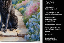 Load image into Gallery viewer, Curly-Coated Retriever Spring Path Kitchen Towel