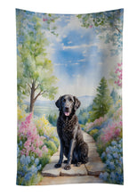 Load image into Gallery viewer, Curly-Coated Retriever Spring Path Kitchen Towel