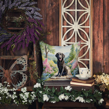 Load image into Gallery viewer, Curly-Coated Retriever Spring Path Throw Pillow