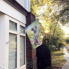 Load image into Gallery viewer, Dalmatian Spring Path House Flag