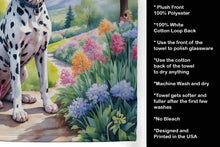 Load image into Gallery viewer, Dalmatian Spring Path Kitchen Towel