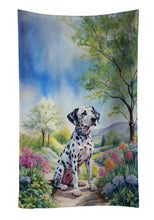 Load image into Gallery viewer, Dalmatian Spring Path Kitchen Towel