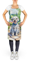 Load image into Gallery viewer, Dandie Dinmont Terrier Spring Path Apron – Artist-Designed Kitchen, BBQ &amp; Craft Apron