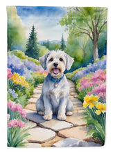 Load image into Gallery viewer, Dandie Dinmont Terrier Spring Path House Flag
