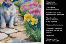Load image into Gallery viewer, Dandie Dinmont Terrier Spring Path Kitchen Towel
