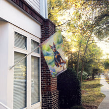 Load image into Gallery viewer, Doberman Pinscher Spring Path House Flag