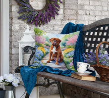 Load image into Gallery viewer, Dogue de Bordeaux Spring Path Throw Pillow