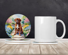 Load image into Gallery viewer, Dogue de Bordeaux Spring Path Large Sandstone Coasters Pack of 4