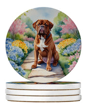 Load image into Gallery viewer, Dogue de Bordeaux Spring Path Large Sandstone Coasters Pack of 4
