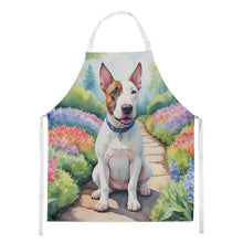 Load image into Gallery viewer, English Bull Terrier Spring Path Apron – Artist-Designed Kitchen, BBQ &amp; Craft Apron