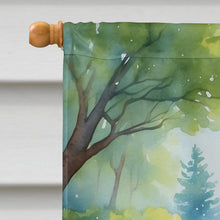 Load image into Gallery viewer, English Bull Terrier Spring Path House Flag