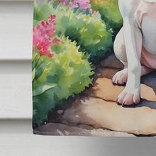 Load image into Gallery viewer, English Bull Terrier Spring Path House Flag