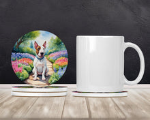 Load image into Gallery viewer, English Bull Terrier Spring Path Large Sandstone Coasters Pack of 4
