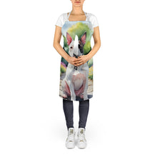 Load image into Gallery viewer, English Bull Terrier Spring Path Apron – Artist-Designed Kitchen, BBQ &amp; Craft Apron
