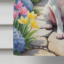Load image into Gallery viewer, English Bull Terrier Spring Path House Flag