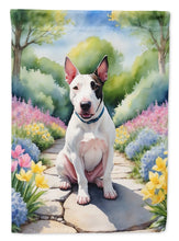 Load image into Gallery viewer, English Bull Terrier Spring Path House Flag