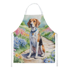 Load image into Gallery viewer, English Foxhound Spring Path Apron – Artist-Designed Kitchen, BBQ &amp; Craft Apron