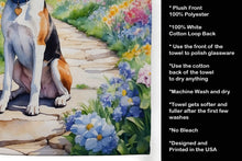 Load image into Gallery viewer, English Foxhound Spring Path Kitchen Towel