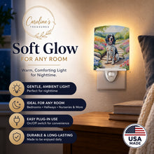 Load image into Gallery viewer, English Setter Spring Path Ceramic Night Light Compact, UL-Certified, Ideal for Bedroom, Bathroom, Nursery, Hallway, Kitchen, 6x4x3, Multicolor