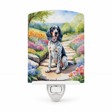 Load image into Gallery viewer, English Setter Spring Path Ceramic Night Light Compact, UL-Certified, Ideal for Bedroom, Bathroom, Nursery, Hallway, Kitchen, 6x4x3, Multicolor