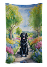 Load image into Gallery viewer, Flat-Coated Retriever Spring Path Kitchen Towel