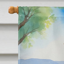 Load image into Gallery viewer, Fox Terrier Spring Path House Flag
