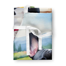 Load image into Gallery viewer, French Bulldog Spring Path Apron – Artist-Designed Kitchen, BBQ &amp; Craft Apron