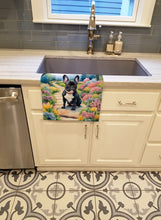 Load image into Gallery viewer, French Bulldog Spring Path Kitchen Towel