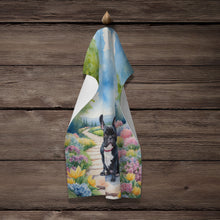 Load image into Gallery viewer, French Bulldog Spring Path Kitchen Towel