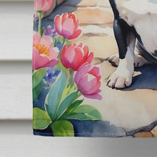 Load image into Gallery viewer, French Bulldog Spring Path House Flag
