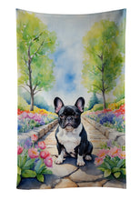 Load image into Gallery viewer, French Bulldog Spring Path Kitchen Towel