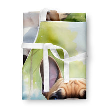Load image into Gallery viewer, French Bulldog Spring Path Apron – Artist-Designed Kitchen, BBQ &amp; Craft Apron