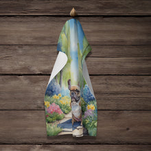Load image into Gallery viewer, French Bulldog Spring Path Kitchen Towel