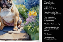 Load image into Gallery viewer, French Bulldog Spring Path Kitchen Towel