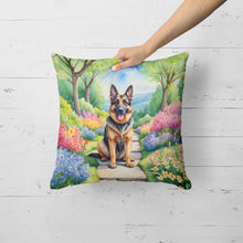 Load image into Gallery viewer, German Shepherd Spring Path Throw Pillow